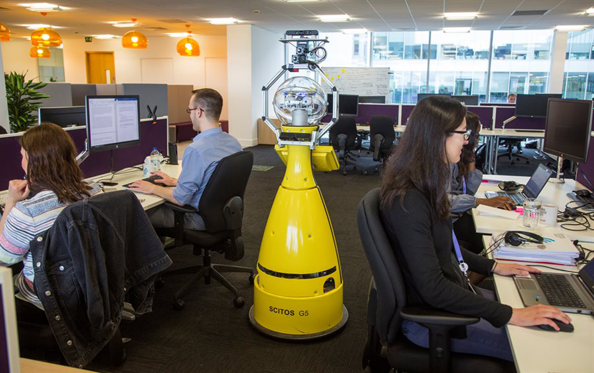 AI Robot Betty Working As An Office Trainee