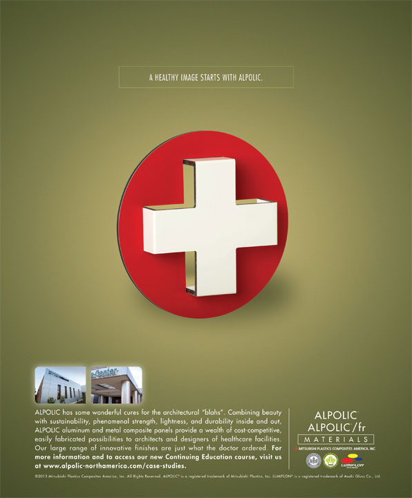 Ludlow Group, Print Advertisement, Client: ALPOLIC Materials USA